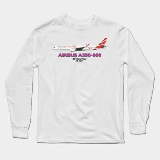 Airbus A350-900 - Air Mauritius Long Sleeve T-Shirt